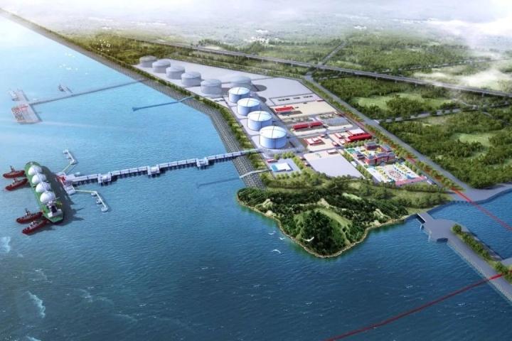 15 万吨级 LNG 泊位正式开工！舟山六横液化天然气接收站项目配套码头工程全面启动  第3张