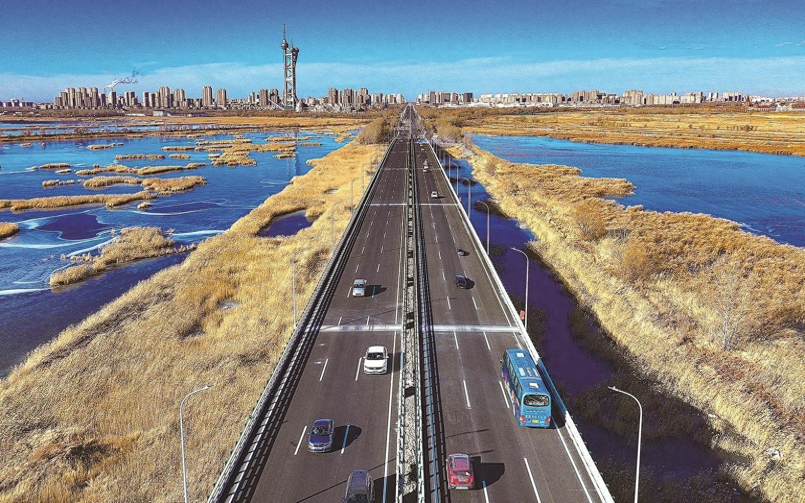 龙凤湿地大桥通车！大庆又一重要交通枢纽正式启用