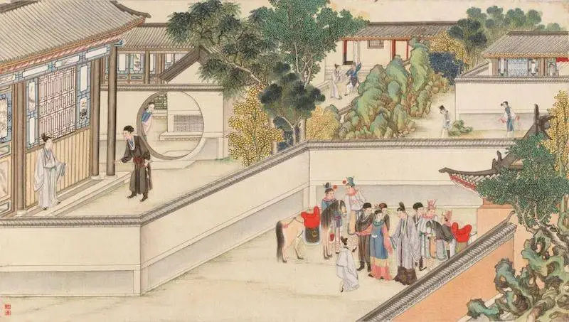 100 幅红楼梦插图，53 件文物，带你走进红楼梦的世界  第7张