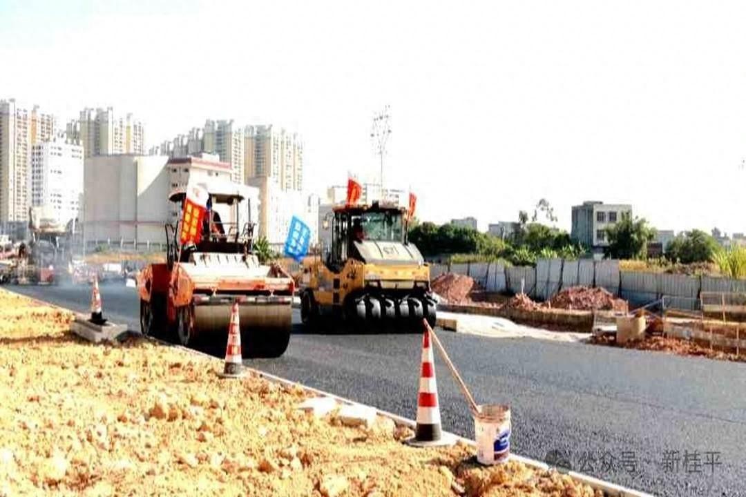 兴桂路二期项目建设按下快进键，通车指日可待  第1张