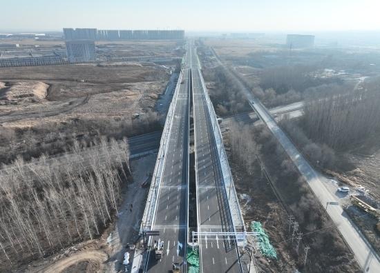 仅用 8 个月！长春这条跨绕城高速工程正式通车，跑出城建新速度  第2张