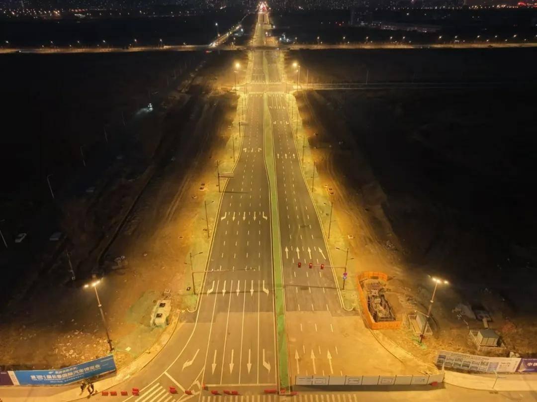 8 个月！长春南湖中街跨绕城高速工程通车，跑出城建速度  第4张