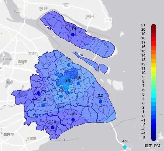 冬至夜惊现短时小雨夹雪，上海东部北部地区将迎来罕见天气现象  第3张