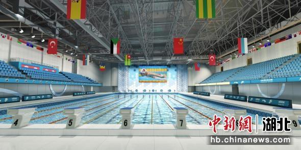 中建三局承建的恩施州民族体育运动中心项目游泳馆主体结构封顶，智能化生产提高效率  第2张