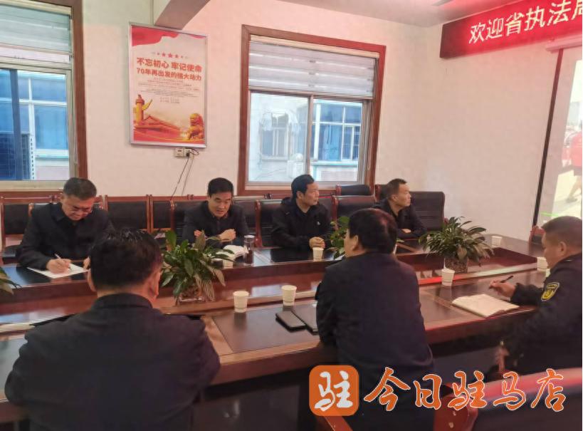 河南交通运输厅执法局副局长蔡庆军莅临驻马店市指导调研工作