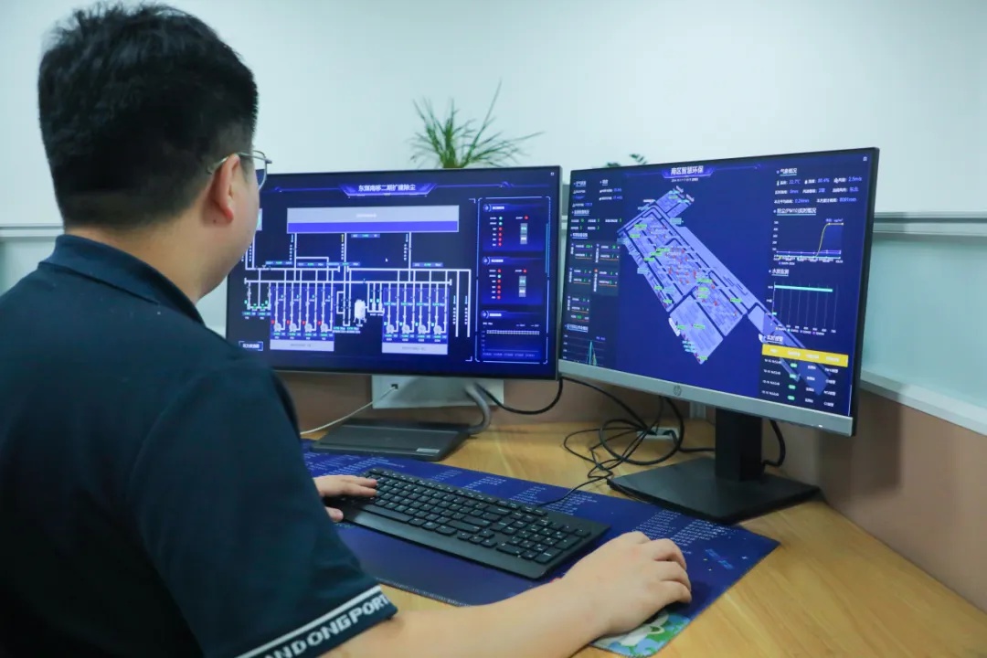 山东港口日照港智慧环保管控平台上线，环保工作从此有了‘智慧大脑’  第2张