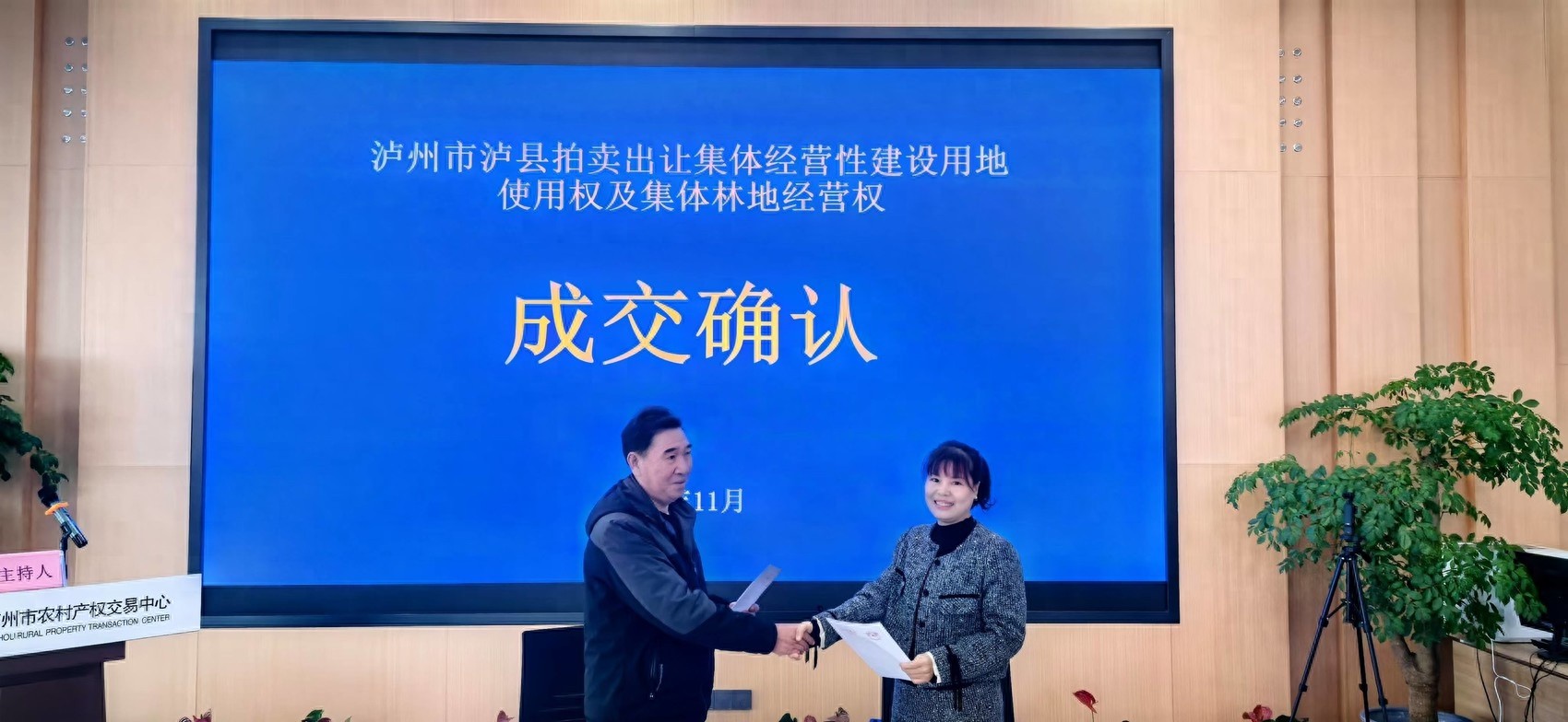 全国首宗集建入市+林地自然资源组合供应项目在泸州成功交易  第1张