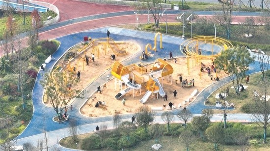 2024年尾声，眉山城市新中心太和公园成市民休闲新宠，你来过了吗？  第1张