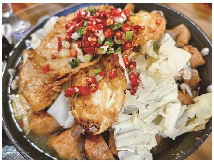 寒冷冬日里的人间烟火：横峰阳山吊锅，十种食材的叠加美味  第2张