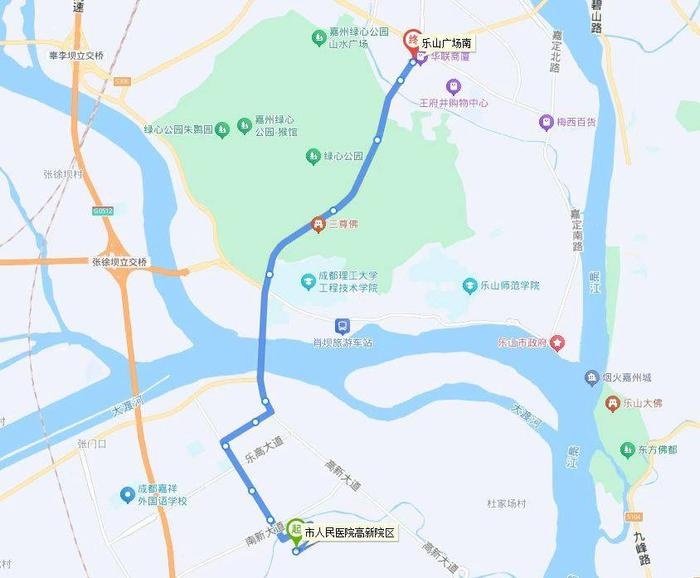 乐山市人民医院高新院区23日全面启用，白塔街院区这些科室将停诊  第6张