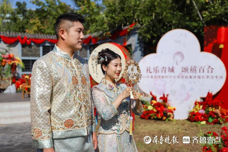 4 对新人体验传统中式婚礼，鸾凤和鸣喜气盈门  第2张