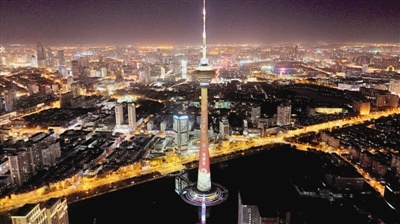 河西灯光秀，绝美景致点亮城市夜空，你还不来吗？  第1张