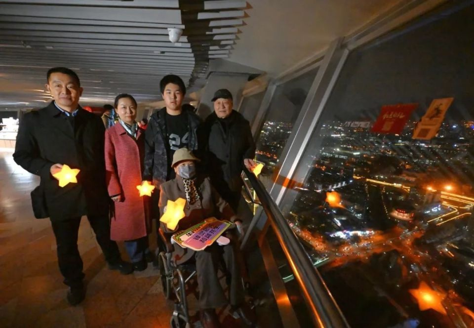 河西城区形象主标识首秀！点亮津城夜空，传递城市温情  第4张