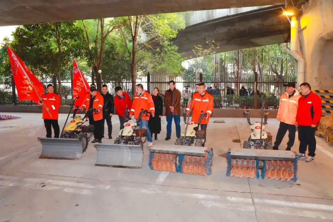 2024年度硚口区融雪防冻演习圆满完成，机械化与智慧化联手打造高效防冻新标杆  第12张