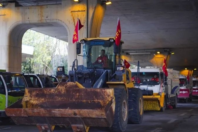 2024年度硚口区融雪防冻演习圆满完成，机械化与智慧化联手打造高效防冻新标杆  第4张
