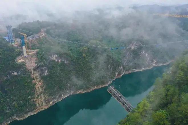 国内最大跨度单线铁路混凝土拱桥即将诞生！瓮马铁路乌江特大桥建设进度曝光  第2张