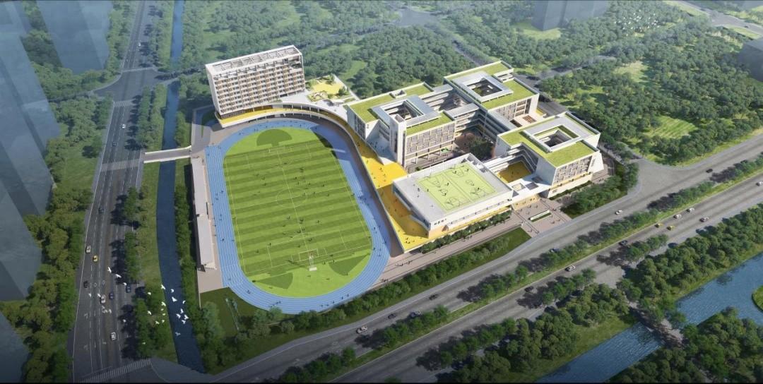 横琴子期中学建设项目主体工程全面封顶，2025 年投入使用，可提供 1800 个学位