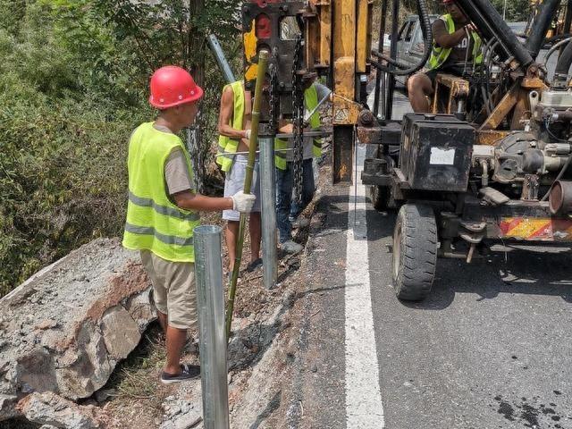 沅陵县公路安防攻坚消薄工程建设驶入快车道，冲刺一百天