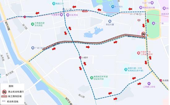 10 月 27 日起，南昌这些道路临时交通管制！注意绕行  第2张