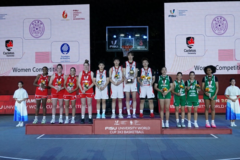 惊！2024国际大体联3x3篮球世界杯落幕，清华女队三度夺冠