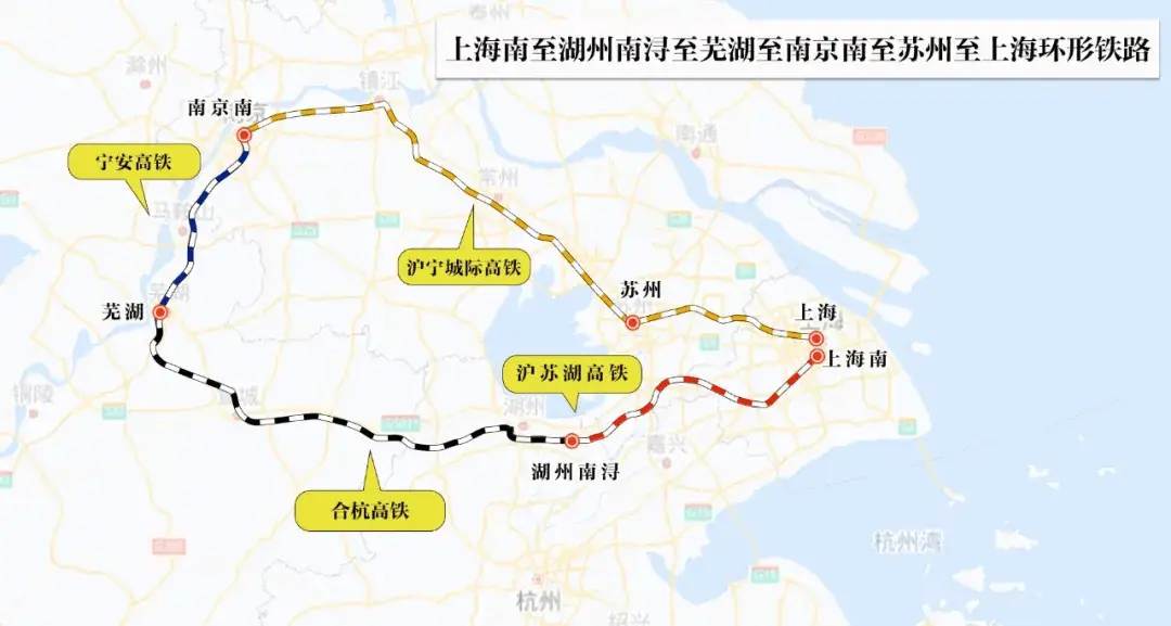 2025年铁路大变革！长三角新增57对列车，环线列车新品震撼登场  第5张