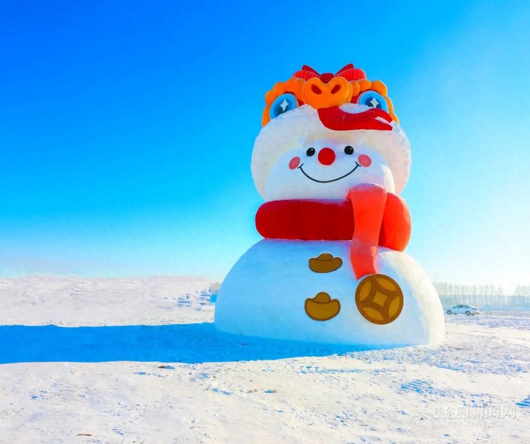冰雪奇趣世界来袭！800个雪人军团等你来认领，16米高网红大雪人佳宝亮相
