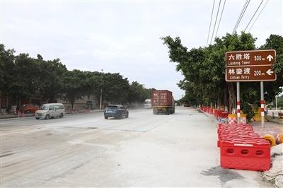 港口大道修复改造工程完工，主干道全面恢复双向通行
