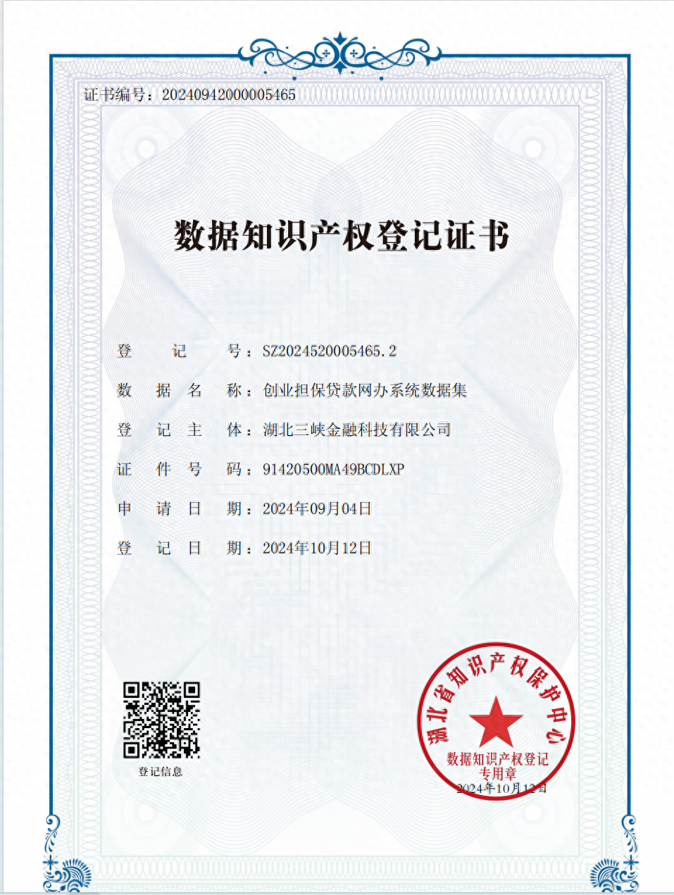 首例数据知识产权登记！三峡金科如何以大数据增信解决融资难？