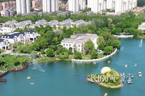 江山永固国泰民安，固安大湖公园成生态休闲新地标  第1张