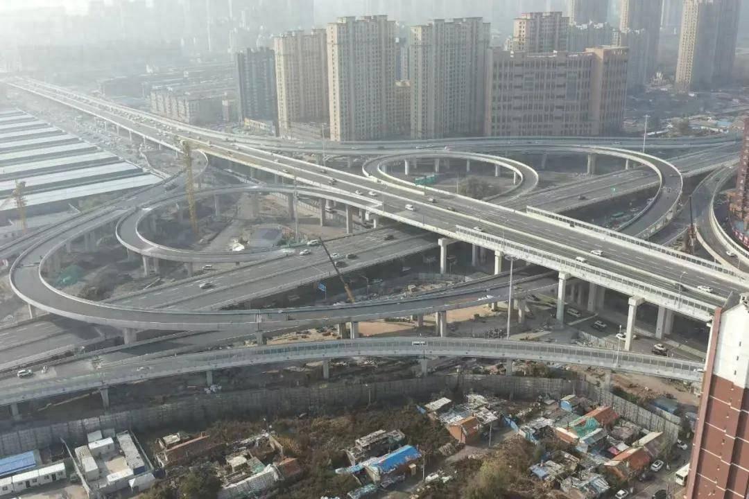 长春东荣大路互通立交桥 11 月上旬全面通车！你期待吗？  第1张