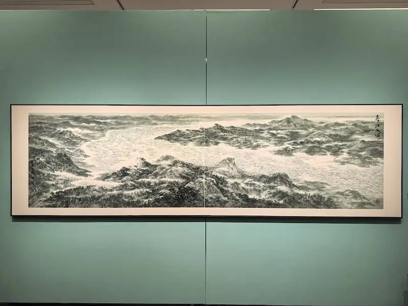 走进上海中国画院美术馆，一览长江流域风土人情和壮美景观  第2张