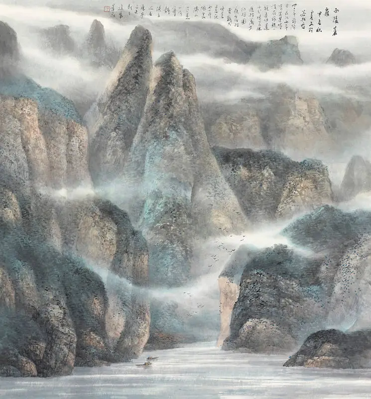 走进上海中国画院美术馆，一览长江流域风土人情和壮美景观  第4张