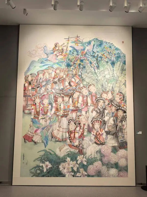 走进上海中国画院美术馆，一览长江流域风土人情和壮美景观  第8张