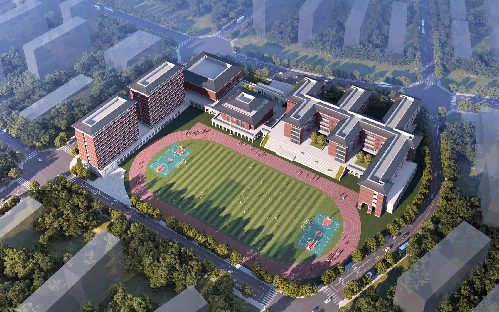 家门口再添好学校！西川储英中学正式开工，预计 2025 年投用，学位 2400 个  第2张