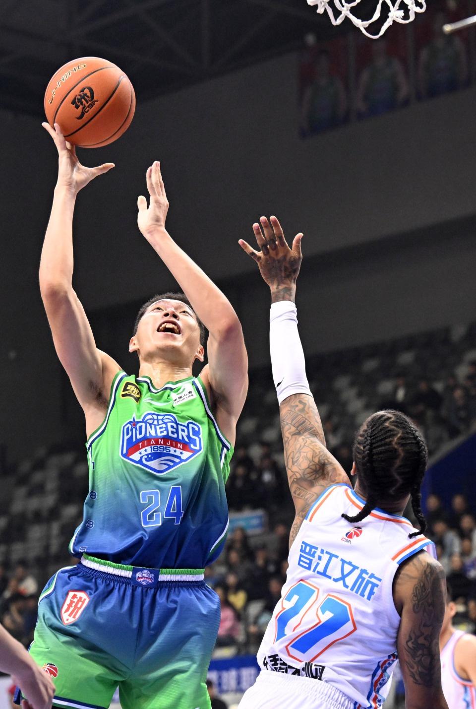 CBA 常规赛第六轮:天津先行者队 115 比 109 战胜福建晋江文旅队,精彩瞬间不容错过 第2张 CBA 常规赛第六轮:天津先行者队 115 比 109 战胜福建晋江文旅队,精彩瞬间不容错过 第2张