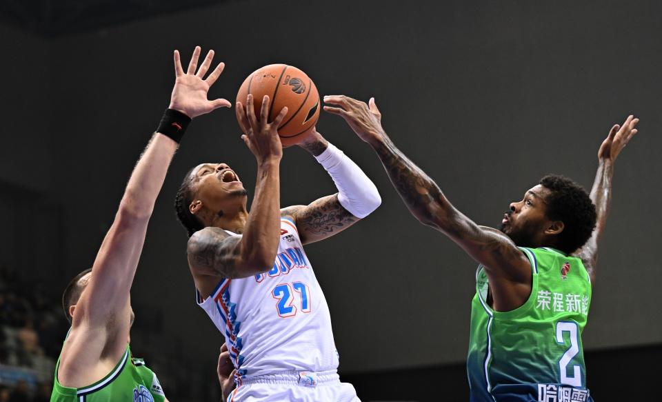 CBA 常规赛第六轮:天津先行者队 115 比 109 战胜福建晋江文旅队,精彩瞬间不容错过 第3张 CBA 常规赛第六轮:天津先行者队 115 比 109 战胜福建晋江文旅队,精彩瞬间不容错过 第3张