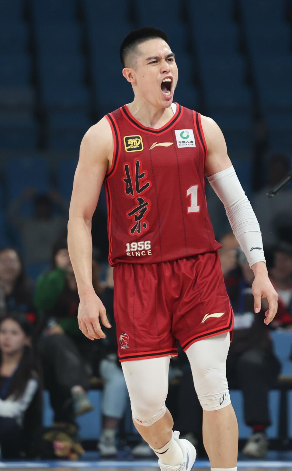 CBA 常规赛第六轮：北京北汽队 105 比 101 险胜广东东阳光队  第5张