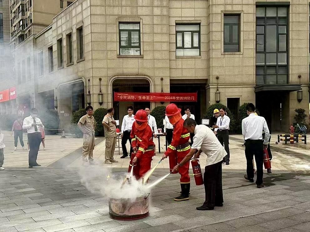 惊！广州金茂项目积极响应消防月，都做了啥？