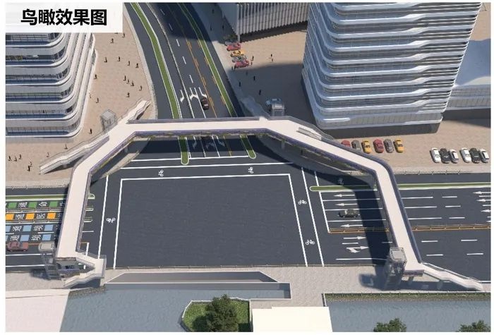 济南过街天桥家族再添新成员！齐鲁医院南门与趵突泉南路交叉口过街天桥规划曝光，交通便利再升级  第3张