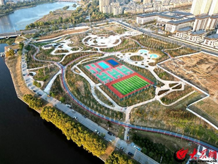 潍坊临朐县弥河体育公园：全副铝装设计，打造市民健身打卡新地标  第1张