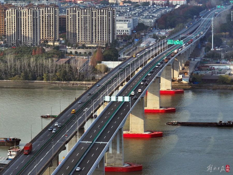奉浦东桥通车！30年奉浦大桥终于迎来孪生兄弟，黄浦江交通拥堵有望缓解  第4张