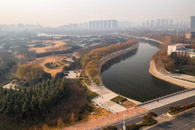 郑州须水河滨公园焕新升级！新增便民设施，打造城市休闲新地标  第1张
