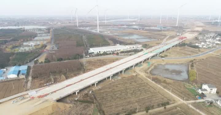 宁盐高速公路扬州段建设取得重大突破，仪征、高邮将迎来通往南京的快速通道  第2张