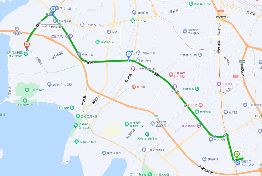 2024上合昆明马拉松：6条定制公交专线+2条摆渡专线，参赛选手免费乘车，昆明公交全力护航赛事  第4张