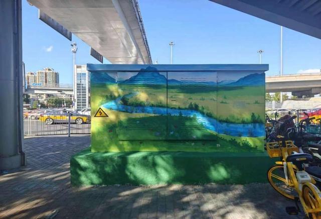 右安门街头电缆箱体华丽变身，艺术风景获市民点赞  第4张