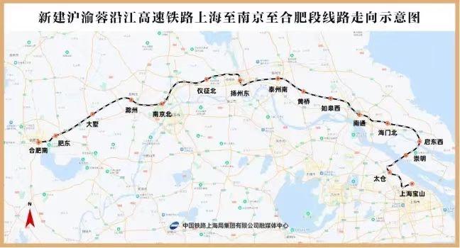时速 350 公里！北沿江高铁，串起 6 亿人！南通到上海仅需 40 分钟  第2张