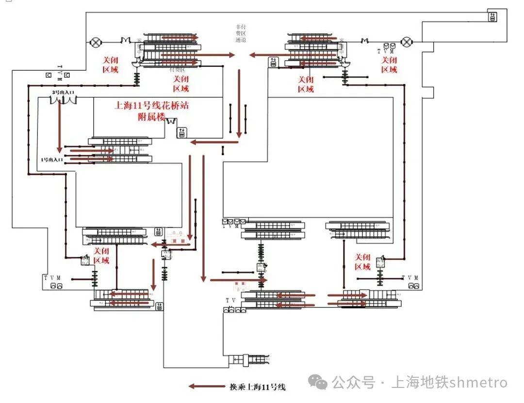 注意！10 月 25 日起，苏州地铁 11 号线花桥站换乘方式有重大调整  第2张