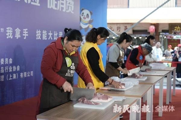 上海菜市场高手云集，技能比武现场惊人，你见过吗？  第3张