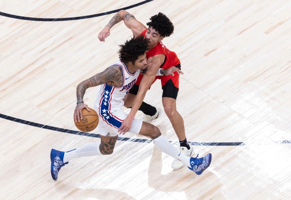 NBA 常规赛猛龙队 115 比 107 战胜 76 人队，精彩瞬间不容错过  第5张