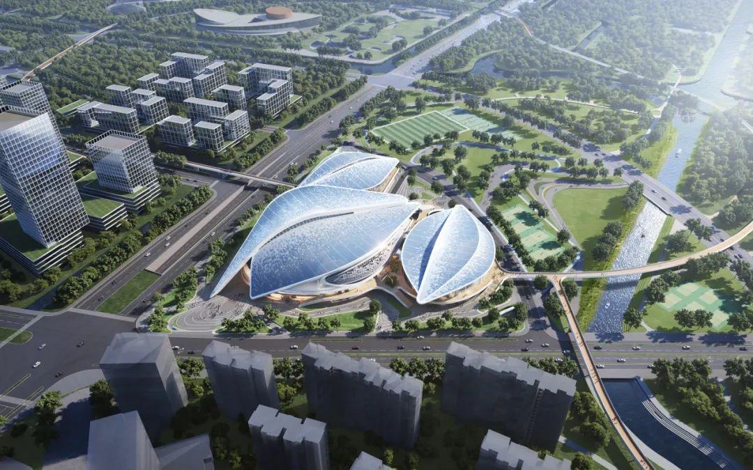 上海将新建一体育中心，造型似玉兰花，面积超 12 万平方米  第3张